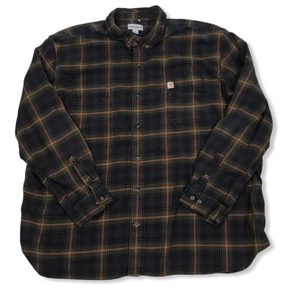 Carhartt Other - Carhartt Flannel Shirt Plaid Original Fit 4XL